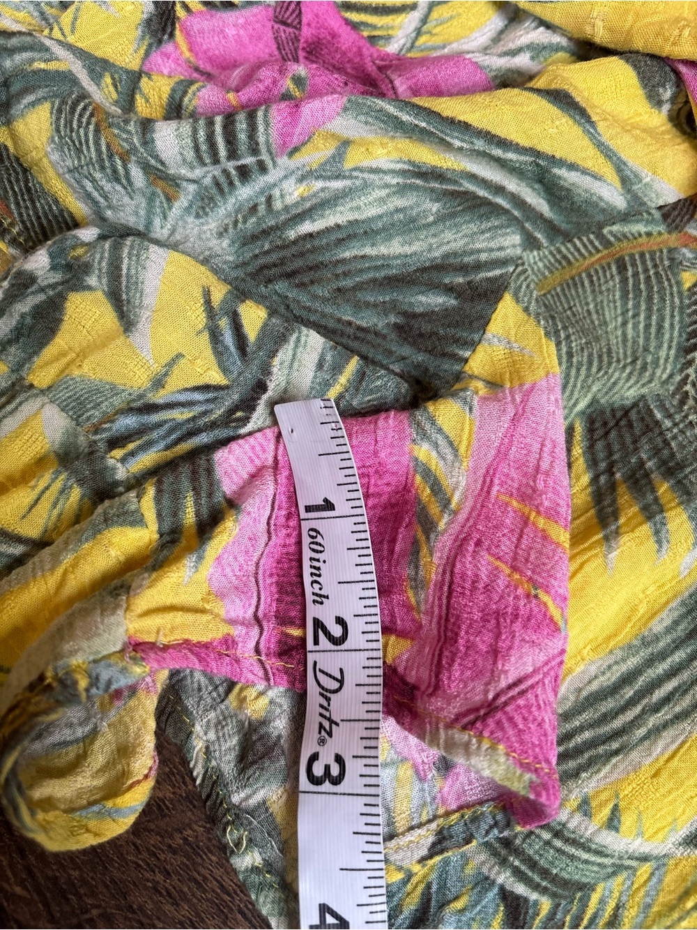 Cynthia Rowley Tropical Wrap Skort Shorts Medium 100% Rayon - Picture 9 of 10